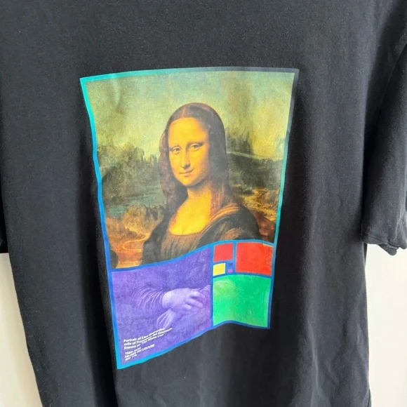 Uniqlo Peter Saville Louvre Mona Lisa T-Shirt Small Size Limited Edition - Picture 4 of 8
